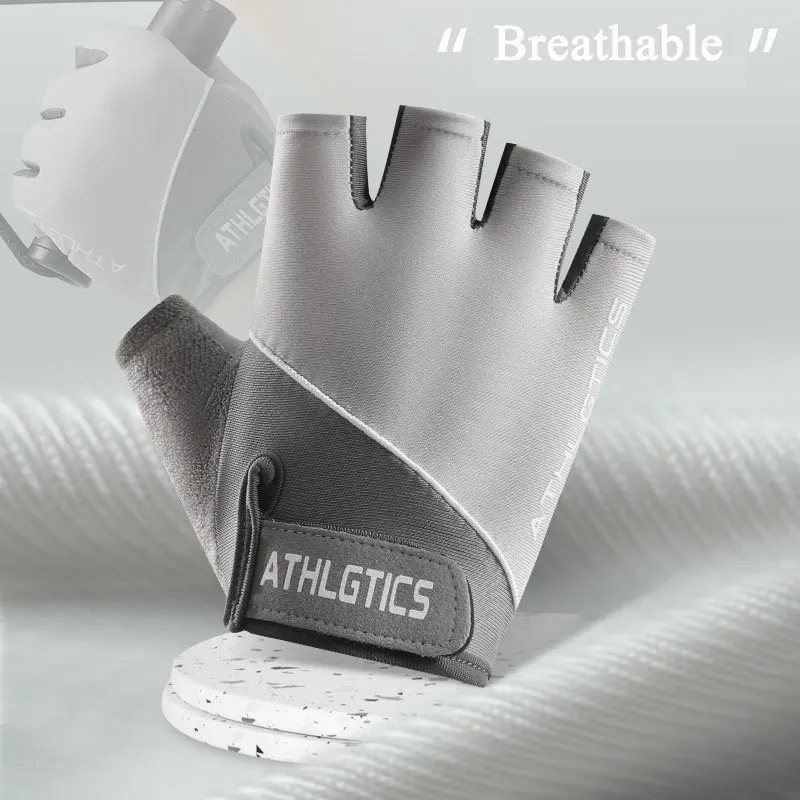 Guantes de pesca resistentes al agua, guantes deportivos transpirables, antideslizantes de medio dedo, duraderos, para ciclismo, Fitness, carpa, cómodos - imagen 4