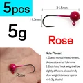 5pcs rose 5g