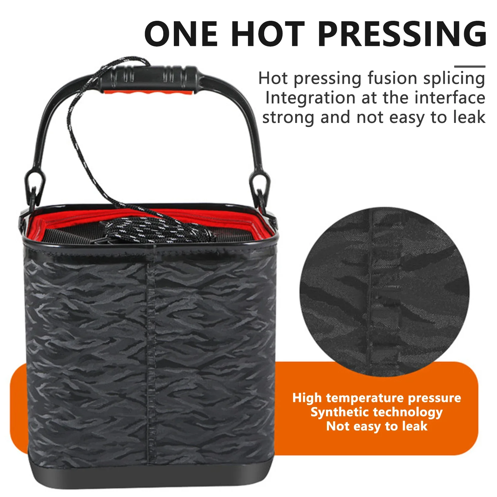 Cubo de pesca Eva plegable, portátil, multifuncional, contenedor de cebo vivo para peces, accesorios de pesca, aparejos de pesca - imagen 4