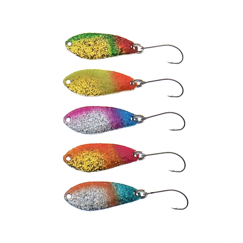 HISTOLURE-señuelos de cucharas para pesca de trucha, cebo giratorio de 3g, JIG de Metal y cobre, aparejos de pesca - imagen 4