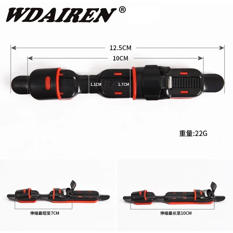 Cañas de pescar con asiento de rueda, cañas de cubierta con Clip, carrete de Clip para pescado, cubierta ajustada, asiento de acero inoxidable, accesorios para aparejos de pesca, 1 ud. - imagen 3