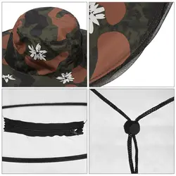 Sombrero de pesca plegable anti mosquito con protección solar