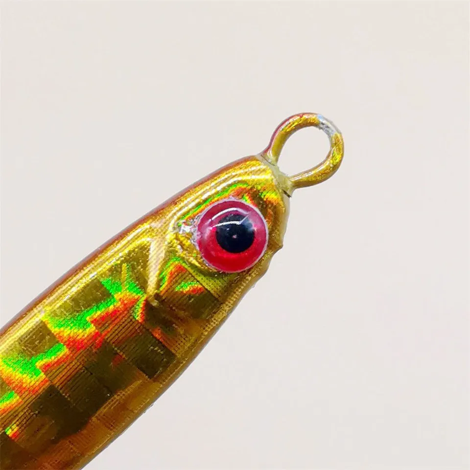 SWOLFY-señuelo de pesca de 5 piezas, cebo duro Artificial de hierro fundido, giratorio, 4cm, 5g - imagen 2