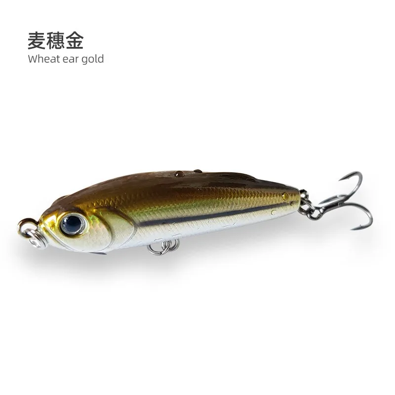 Señuelo lápiz hundido mini cebo duro ojos 3D para pesca trucha - imagen 4