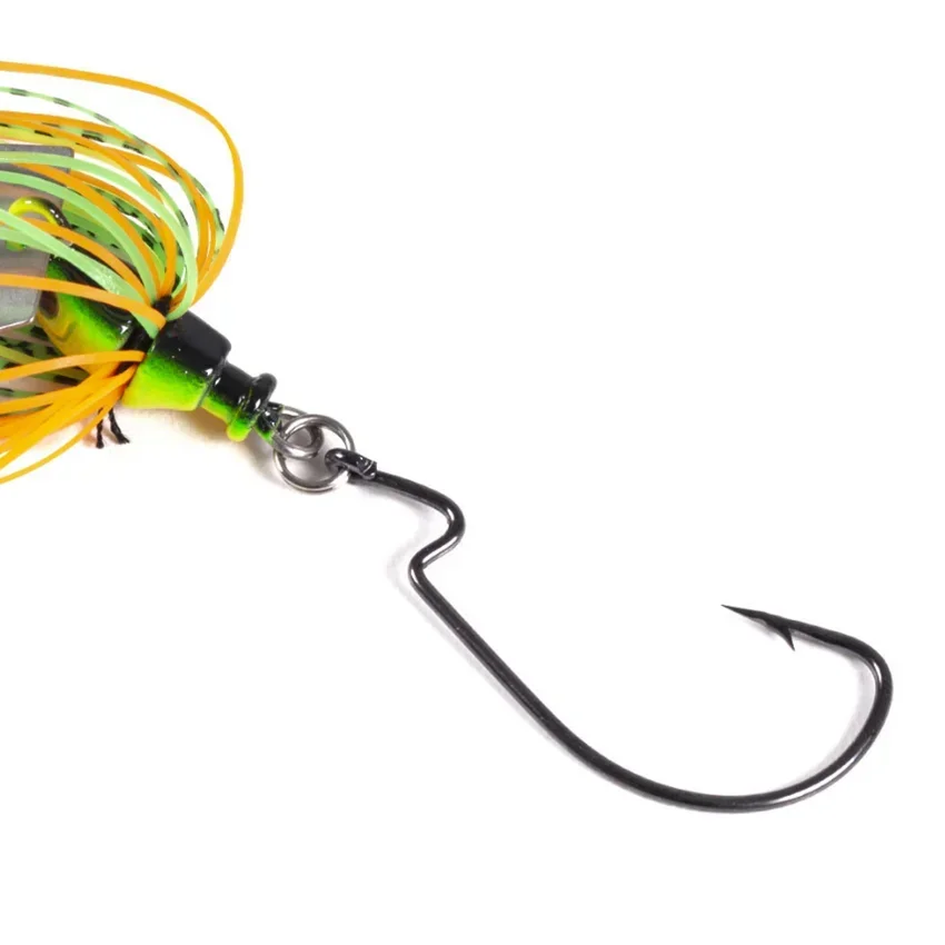 Cebo giratorio de 11g, señuelo sin malezas, cebo Wobbler Chatter, cebo de pesca con lentejuelas para Barba, fondo colgante giratorio en forma de pez - imagen 5