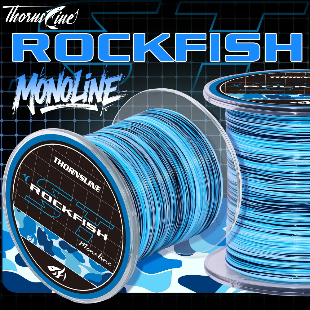 Thornsline-sedal de pesca semiflotante de monofilamento de tres colores, alta resistencia, antistrappo, accesorios de pesca en caña de mar, 300m