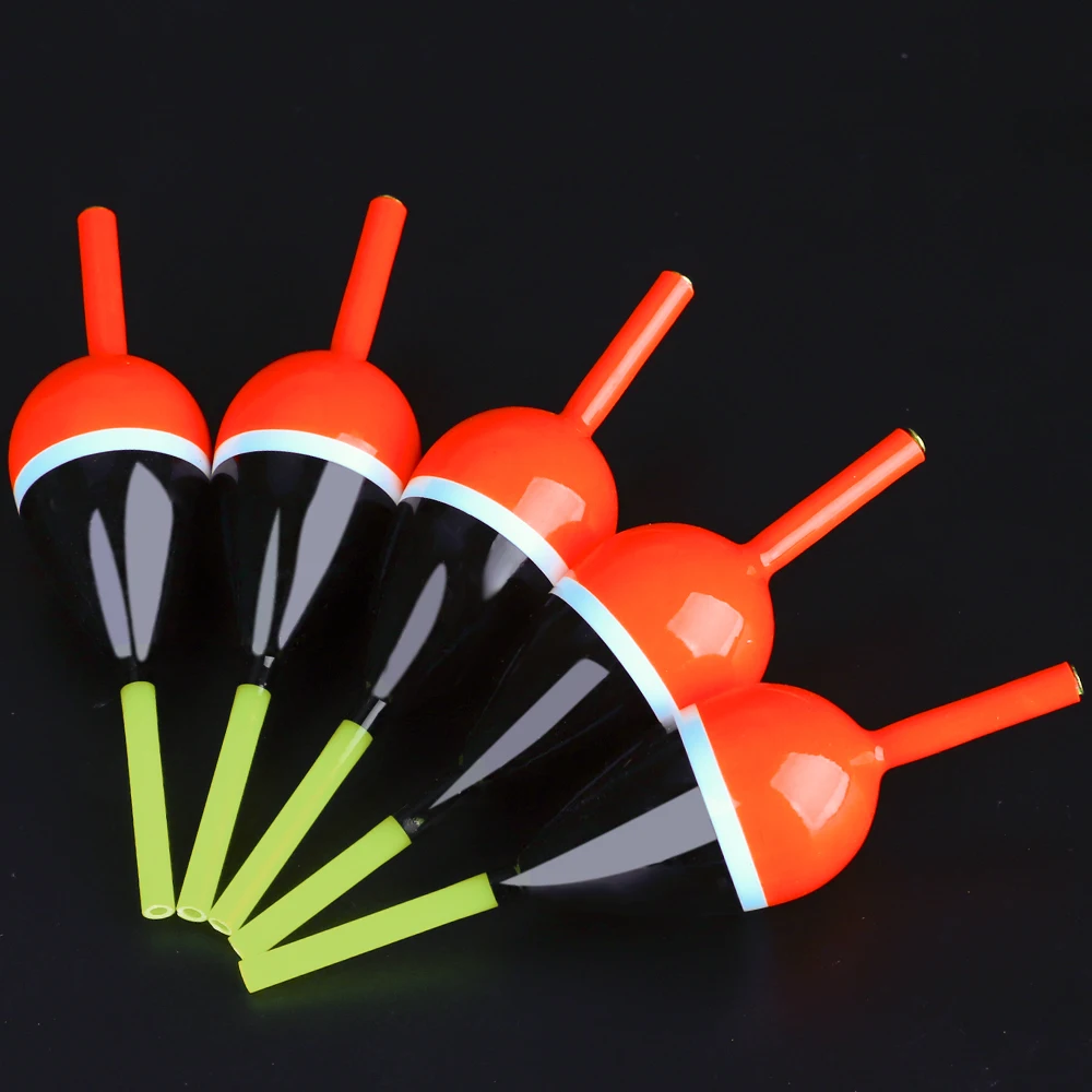 FTK 5 uds flotador de pesca Slip Bobber 2g/4g/6g balsa flotadores de pesca de madera boyas para tipo de pez lubina carpa Bobbers deslizantes de agua dulce - imagen 4
