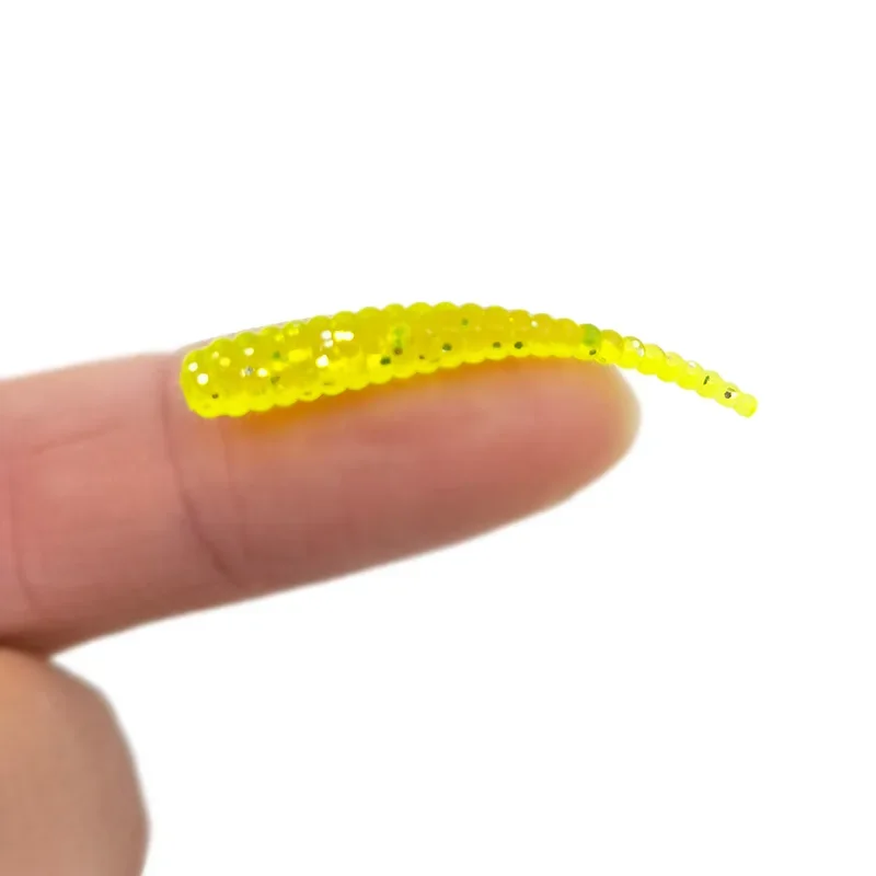 10 Uds cebos blandos Señuelos de Pesca 35mm 0,2g Wobblers cola de aguja Artificial Swimbait de silicona cebo de gusano Pesca Pesca en roca - imagen 3