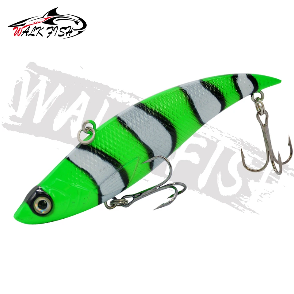 WALK FISH-señuelo de pesca con vibración VIB, cebo duro de plástico Artificial Wobbler, giratorio, para invierno, 18g, 20g - imagen 3