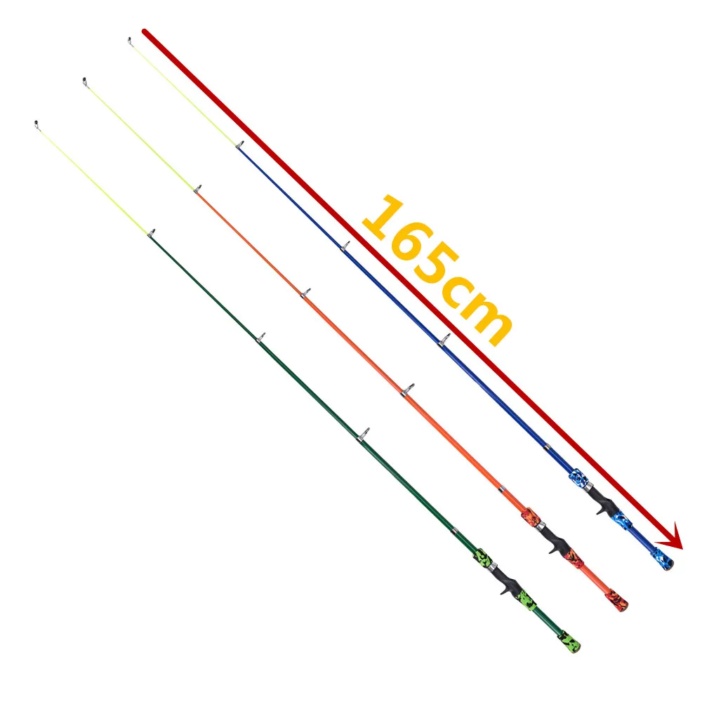 Caña de pescar telescópica portátil de camuflaje para niños con ajuste giratorio, accesorios de pesca al aire libre, herramientas - imagen 5