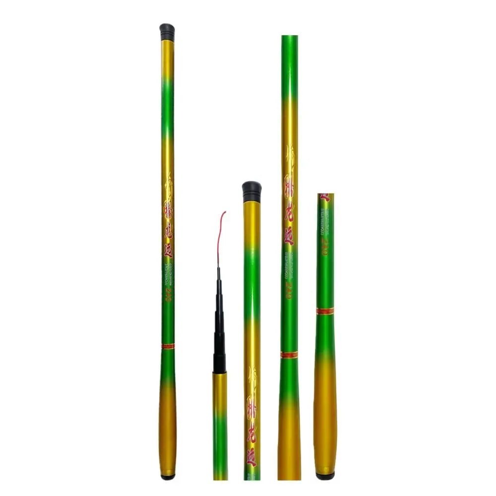 Caña ultraligera portátil mini de bolsillo fibra de carbono duro - imagen 5