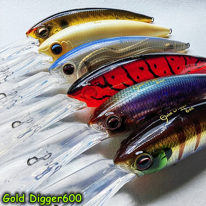 Japón EG Evergreen buceo menor excavadora de oro 600 Kikumoto Shunwen piedra Piebald Doman cebo