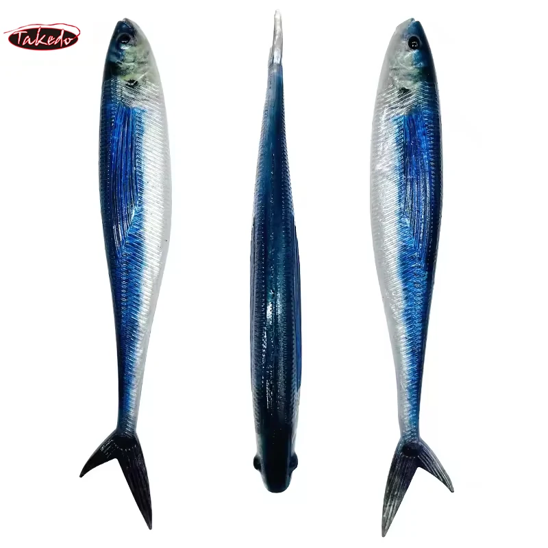 TAKEDO Señuelo 3D pintura peces vivos luminoso para atún y lubina - imagen 4