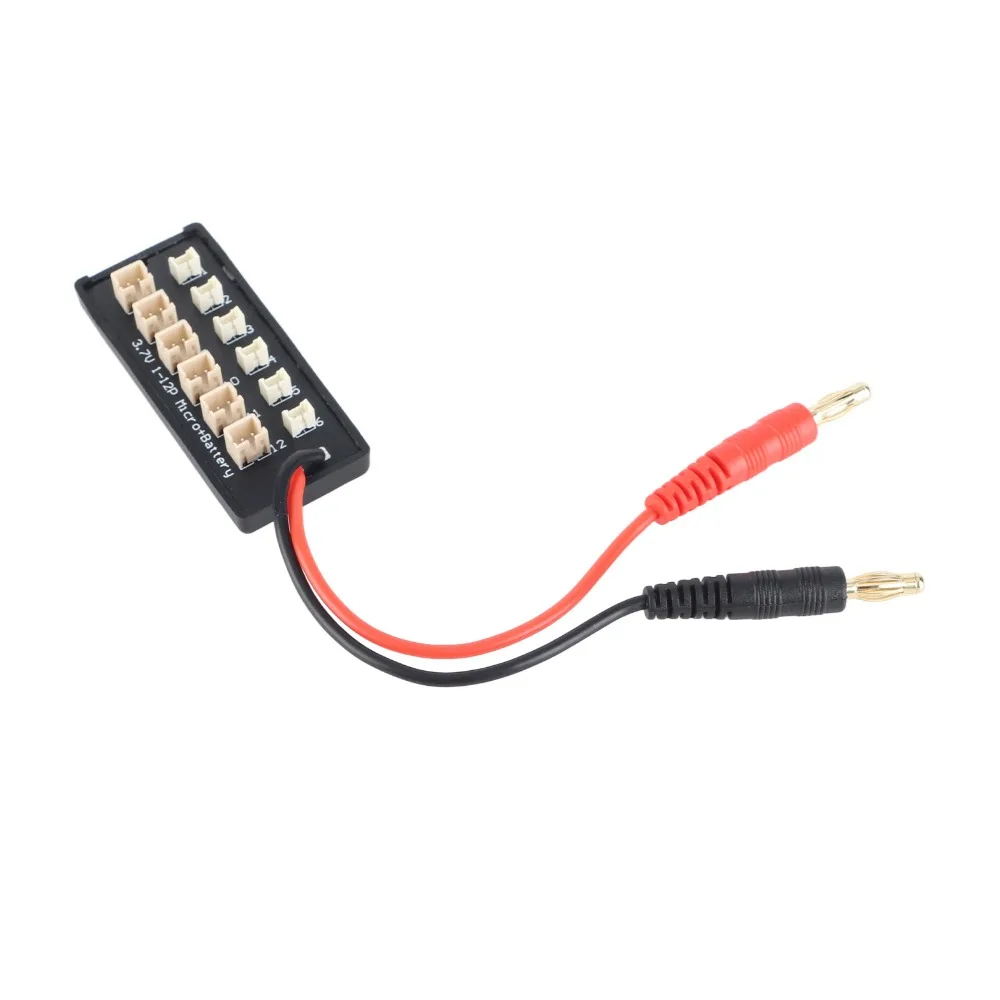Placa de carga de equilibrio tipo UMX JST PH2.0 Lipo placa de conexión paralela 3,7 V placa de expansión de cargador Ultra Micro para UMX Beast