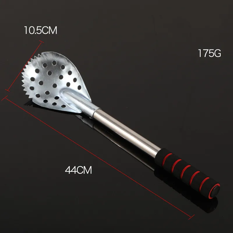 Cuchara de hielo de acero inoxidable para pesca invernal