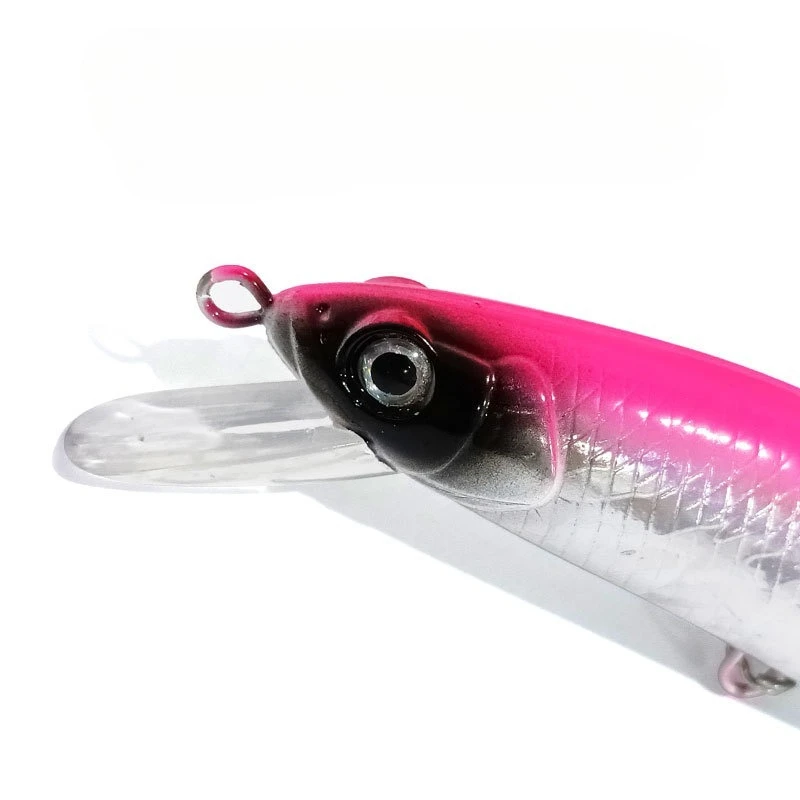 Señuelo de Pesca que se hunde Minnow 40g 60g sistema de peso señuelo duro Pesca anzuelos triples fuertes Wobbler Jerkbait Swimbait cebo - imagen 4