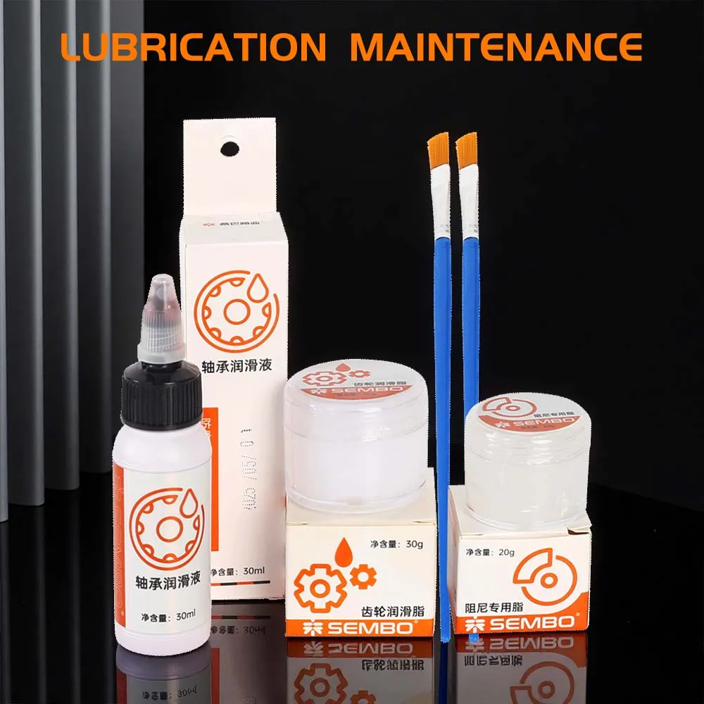 Carrete de pesca ZUKIBO, amortiguación, grasa especial, 20g, carrete de pesca, aceite, carrete de pesca, herramienta de lubricación para el cuidado, pesca sedosa anticorrosión - imagen 4