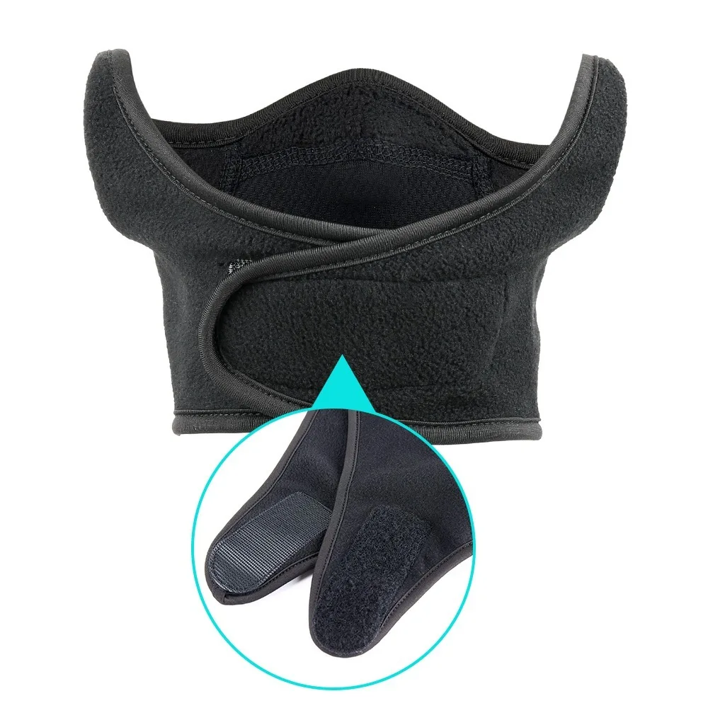 Calentador de cuello para clima frío, cubierta de oreja, bufanda térmica de forro polar, máscara facial, Bandana para esquí, ciclismo, deporte, senderismo, hombres y mujeres, Invierno - imagen 4