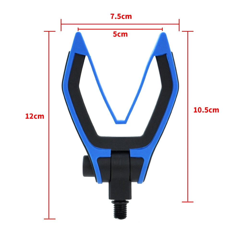 Hirisi-Cabezal de descanso de caña ajustable para pesca de carpa, soporte para Barra de zumbido y alarma de pesca, accesorios de pesca, AC403 - imagen 3