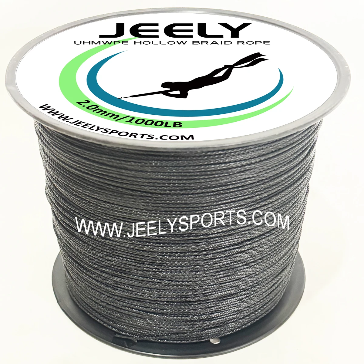 50m 2mm 8 tejido 1000lb cuerda de pistola de pesca submarina trenzada de fibra UHMWPE de alta calidad - imagen 2