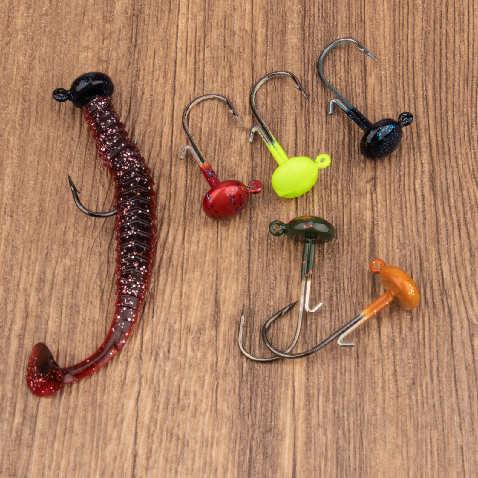 THKFISH Cabezas de jig Ned Rig con anzuelos anti-enredos - imagen 3