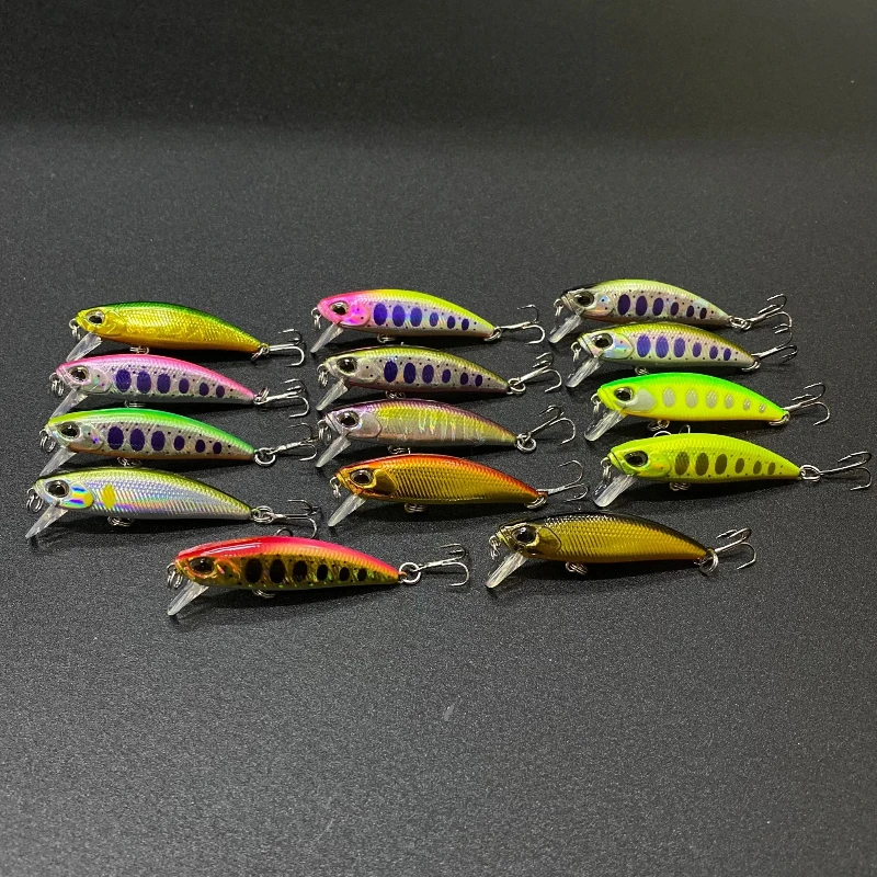4,6 cm 5g hundimiento Minnow Duo Spearhead Ryuki 46s cebos de corriente Ultimate Wobblers señuelos artificiales para trucha Brook Black Bass Pike - imagen 5