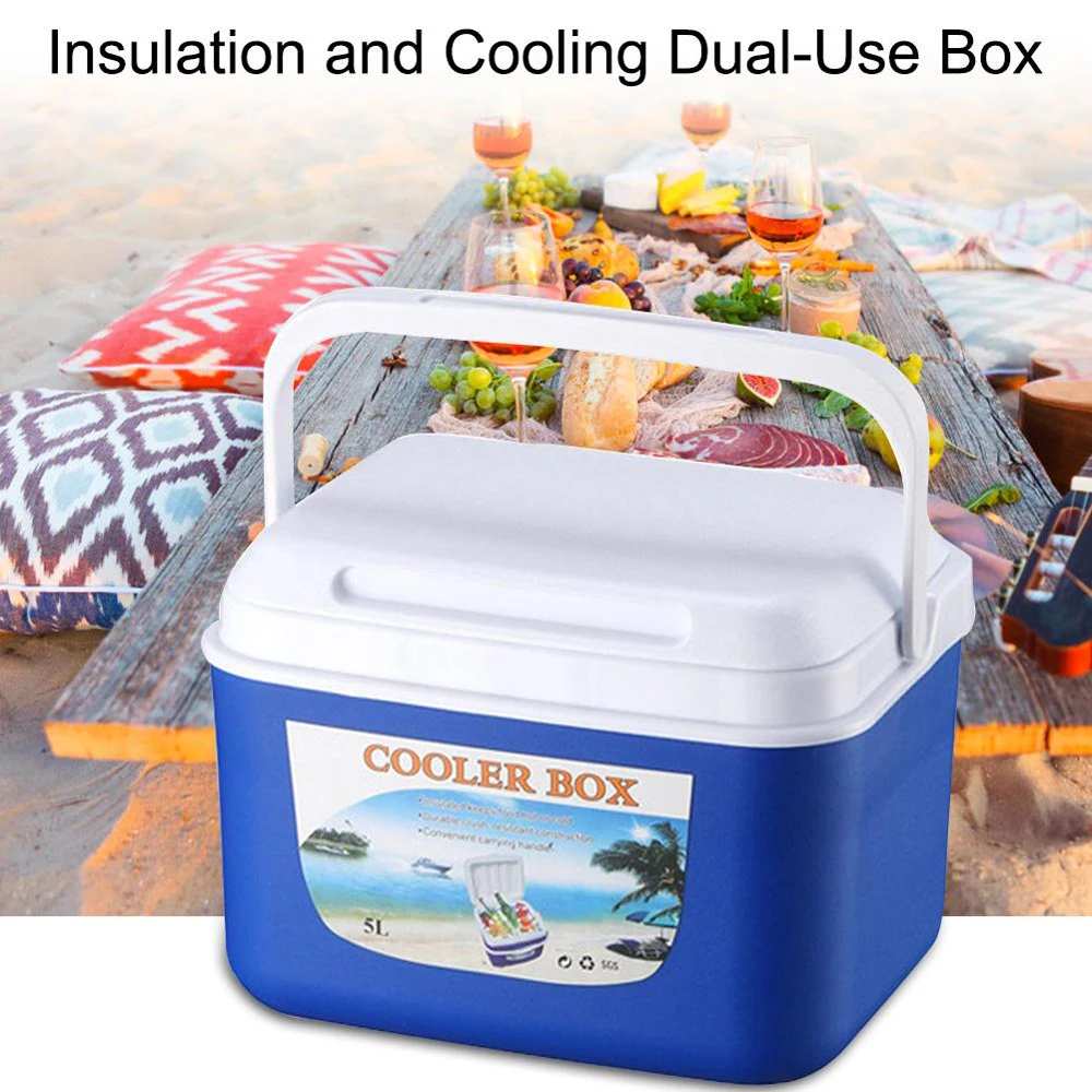 Caja de Picnic al aire libre multifuncional de gran capacidad, 5L, 8L, 13l, duradera, para sentarse, pesca, senderismo, cesta de Camping, bolsa enfriadora - imagen 3