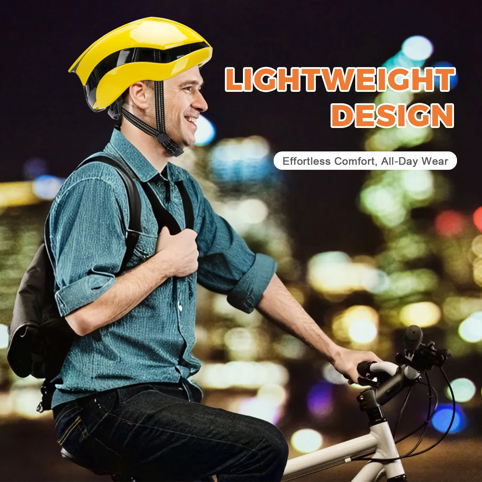 Casco de bicicleta inteligente con luz para conducción nocturna, Sensor de dirección de movimiento LED, freno y apagado automático, casco de bicicleta para hombres adultos - imagen 2