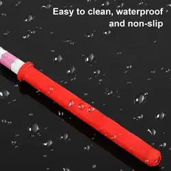 Cubierta de mango de caña de pescar de silicona, funda protectora de mango de agarre de caña de pescar de 17-32MM, cubierta de mango de caña de pescar Flexible antideslizante