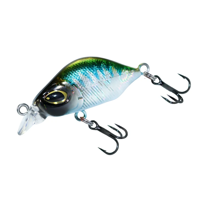 Wobblers-Señuelos de Pesca de 3cm y 3,0g, 1 piezas, cebo duro que se hunde, VIB, Minnow, Crank, lubina, 14 #, VMC, anzuelos, aparejos - imagen 2