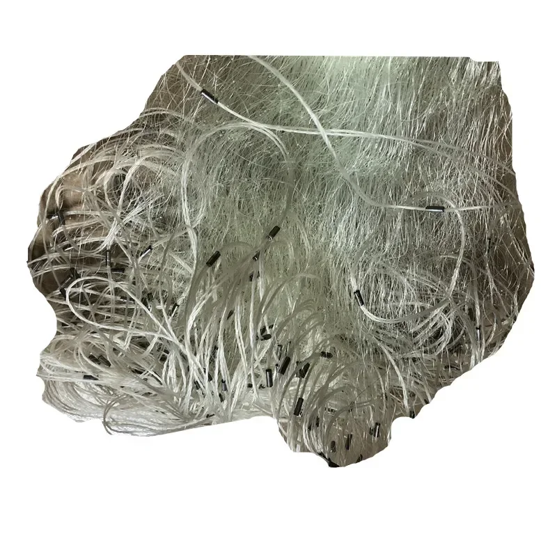 POUI COME DREAM Red de pesca de nailon monofilamento fuerte, boya de madera ecológica, red de pescado de una sola capa, malla de 40mm a 75mm - imagen 3