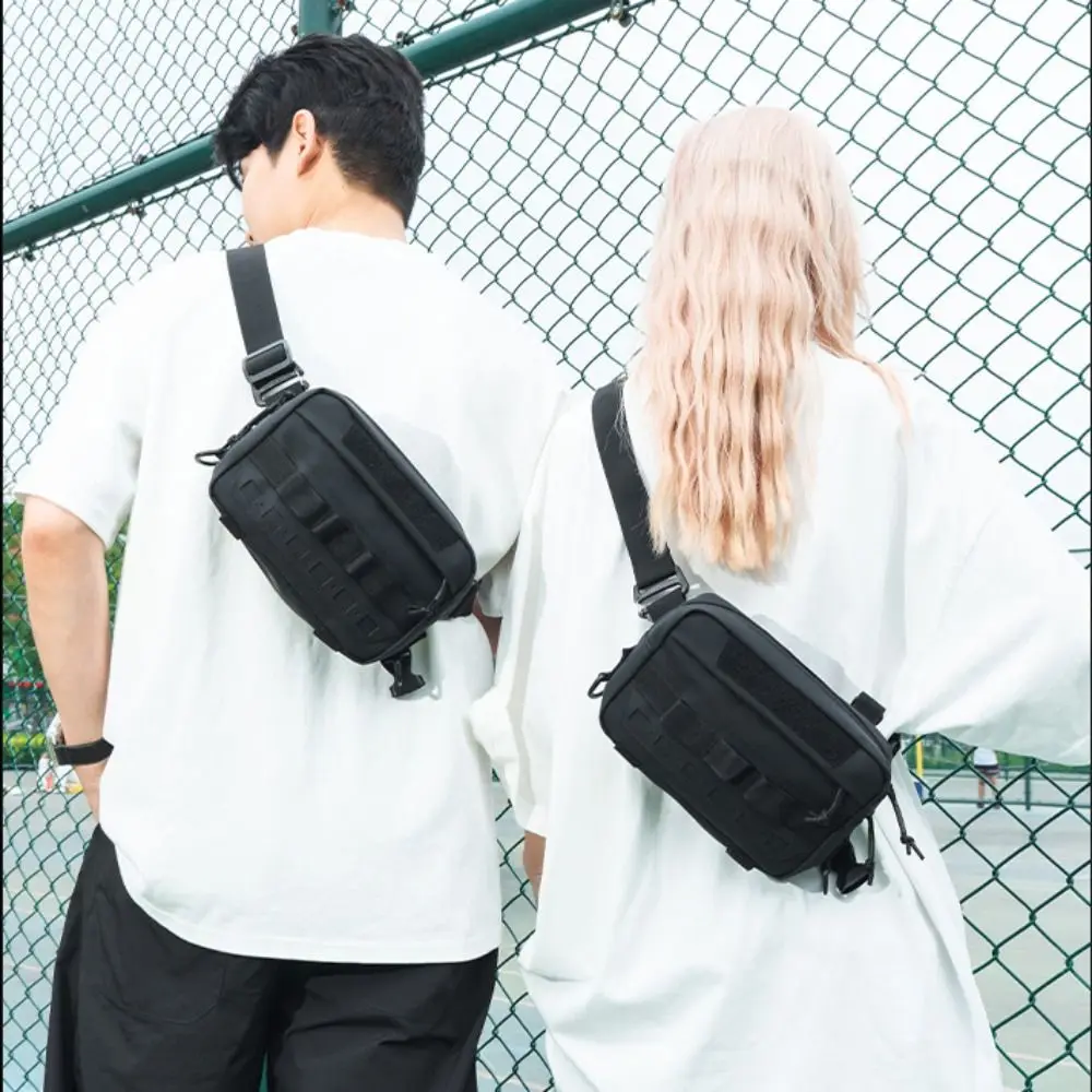 Mochilas ajustables para correr, impermeables, ligeras, deportivas, paquete de pecho, nailon, gran capacidad, bolsas de viaje para acampar - imagen 3