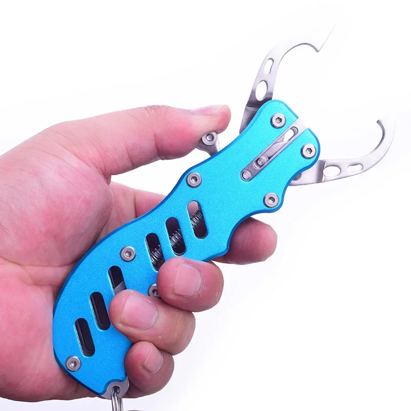 1 Uds. Pinza de agarre de Control de pescado de acero inoxidable, señuelo, alicates multifuncionales, alicates de gancho, alicates de pescado, herramientas de pesca, aparejos - imagen 4