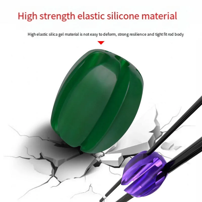 Caña de pescar, bola fija, Mini protección anticolisión, Retractor, tapón para caña de pescar, accesorios de herramientas de pesca - imagen 4