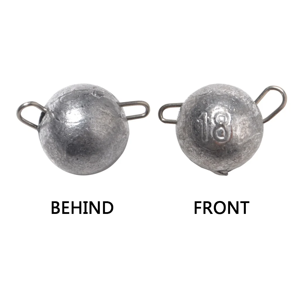 FTK 5 uds supercontinente plomo cabeza de anzuelo de pesca 6g8g10g12g14g16g18g pesas de bala anzuelo de grupo de señuelos blandos anzuelos de pesca grabados - imagen 5