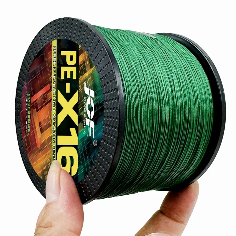 Línea de pesca trenzada multifilamento de 100M, cable principal suave de PE de 16/8 hebras, superpotencia de 8,2-91kg para pesca en roca oceánica/playa - imagen 3