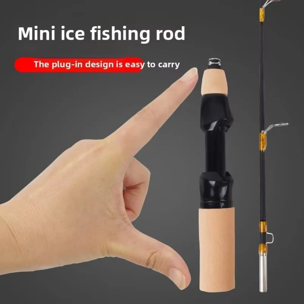 Combo de caña de pescar de tamaño Mini, accesorios de señuelo de carrete pequeño, señuelo Artificial, diseño ultraligero, conjunto combinado de pesca de agua dulce - imagen 5