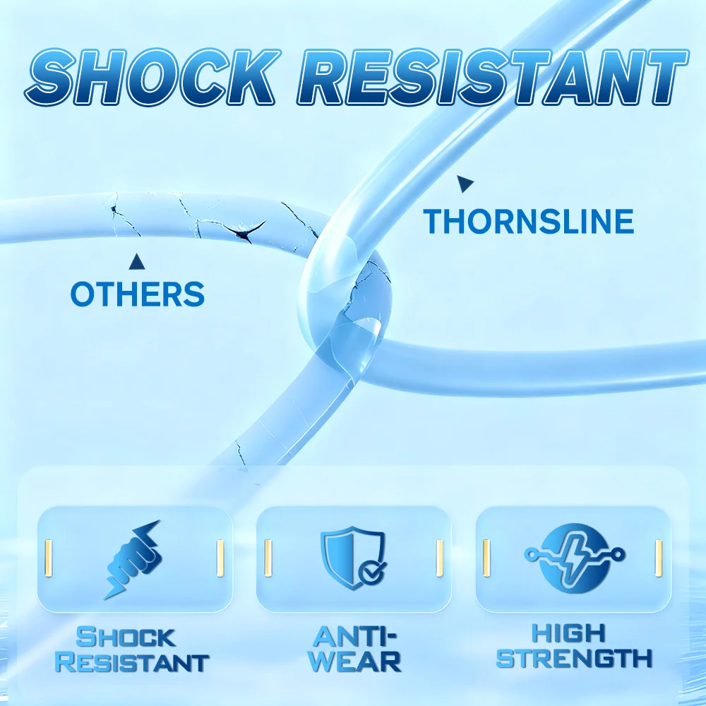 Thornsline-sedal de pesca semiflotante de monofilamento de tres colores, alta resistencia, antistrappo, accesorios de pesca en caña de mar, 300m - imagen 2