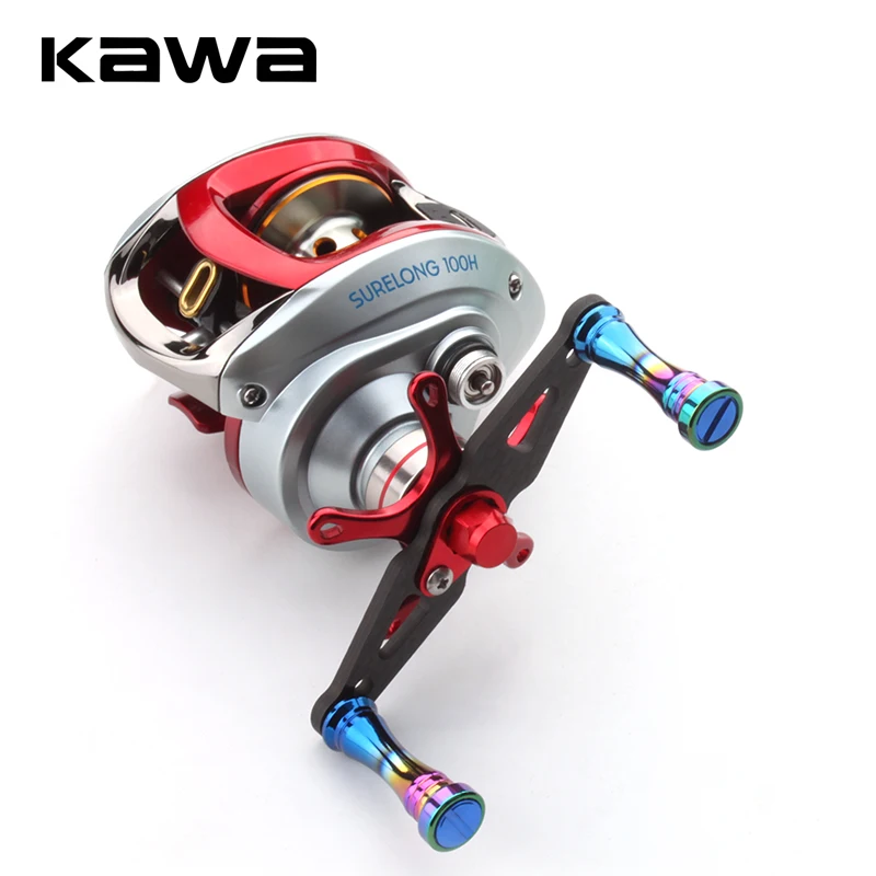 Kawa-perilla de mango de aleación de titanio para carrete de pesca, accesorio para carrete de pesca, 2 unidades, DIY - imagen 5