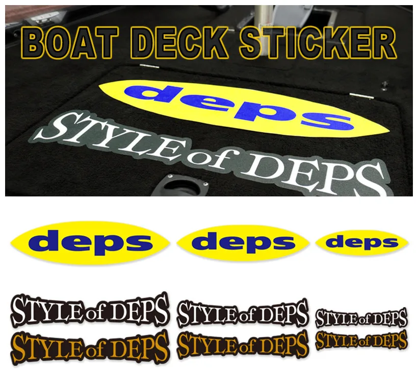 Pegatina de cubierta de barco DEPS, pegatinas de cubierta de barco con logotipo DEPS - imagen 3