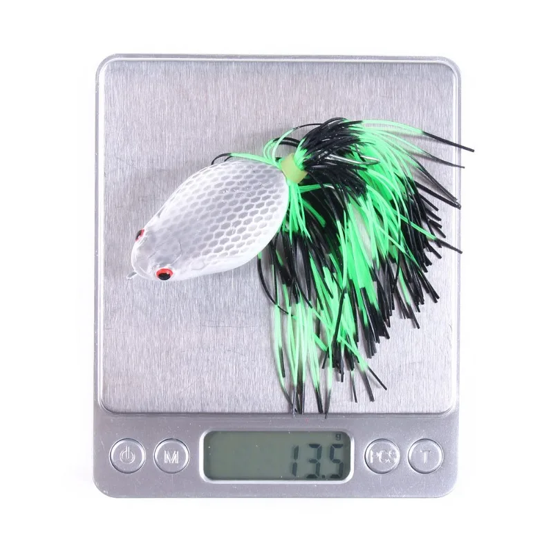 Cebo duro de plástico, cebo de pesca de rana trueno, Luya, Barba, pez negro, 10CM-13,5G - imagen 4