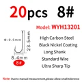 20pcs size 8