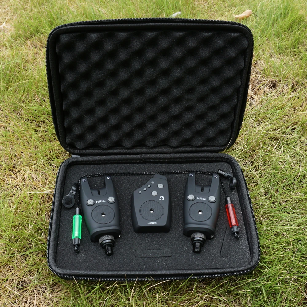 Hirisi-Juego de alarma de pesca de carpa inalámbrica, con 2 Swinger 1 + 2, indicador de alarma de pesca impermeable, accesorios de pesca - imagen 2