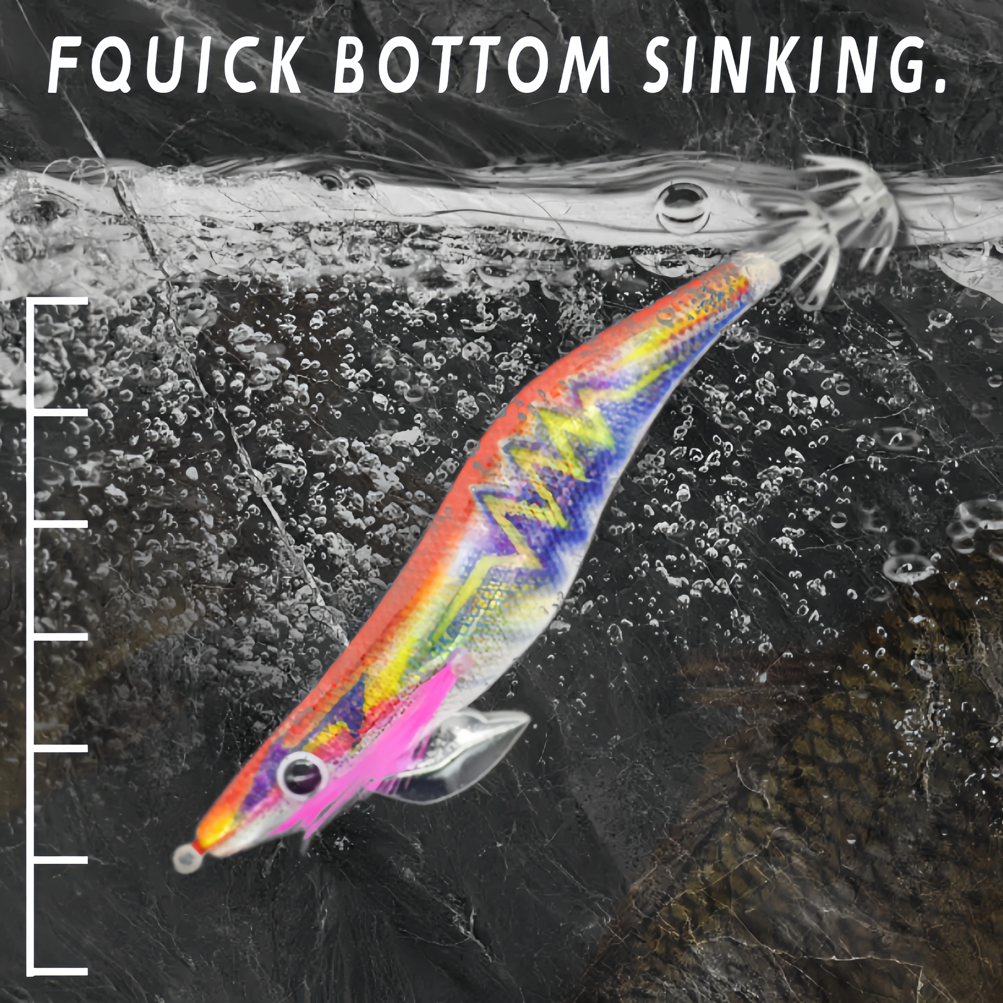 10g/15g/19g 발광 오징어 훅 낚시 미끼 문어 갑오징어 인조 하드 베이트 3D 눈 나무 새우 바닷물 민물용 - imagen 4