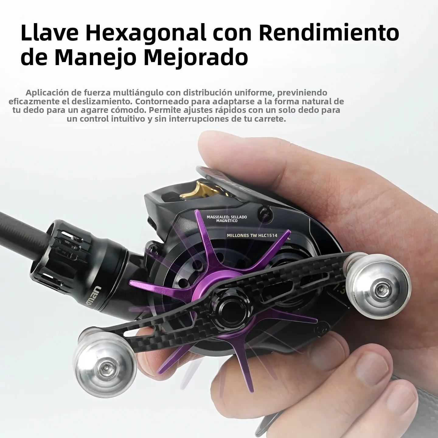 Daiwa Tatula carrete lanzamiento de aluminio para niños – 65mm - imagen 4
