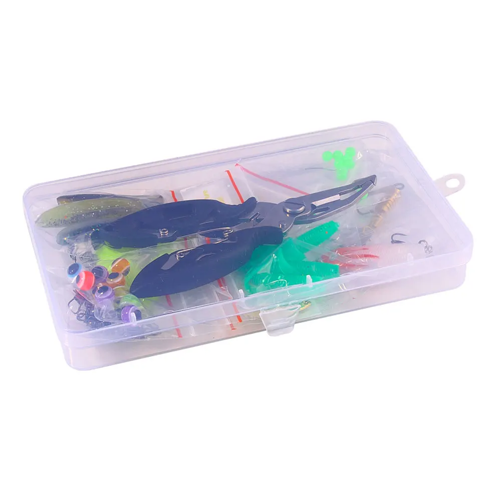 Kit de pesca lubina y trucha – Minnows, vinilos y spinners con caja - imagen 5