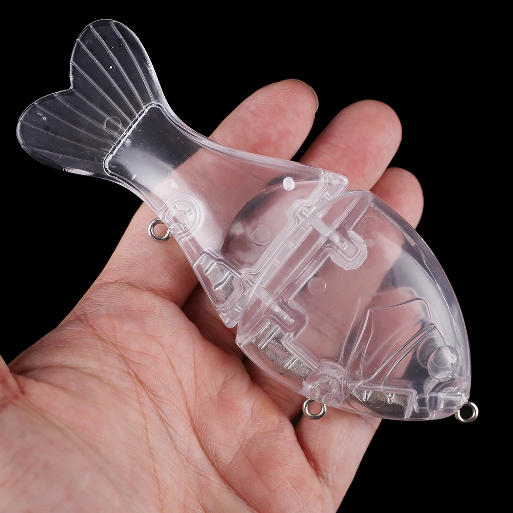 Chan'sHuang-señuelo de pesca Artificial, cebo en blanco sin pintar, 5 piezas, 13cm, 62g - imagen 5