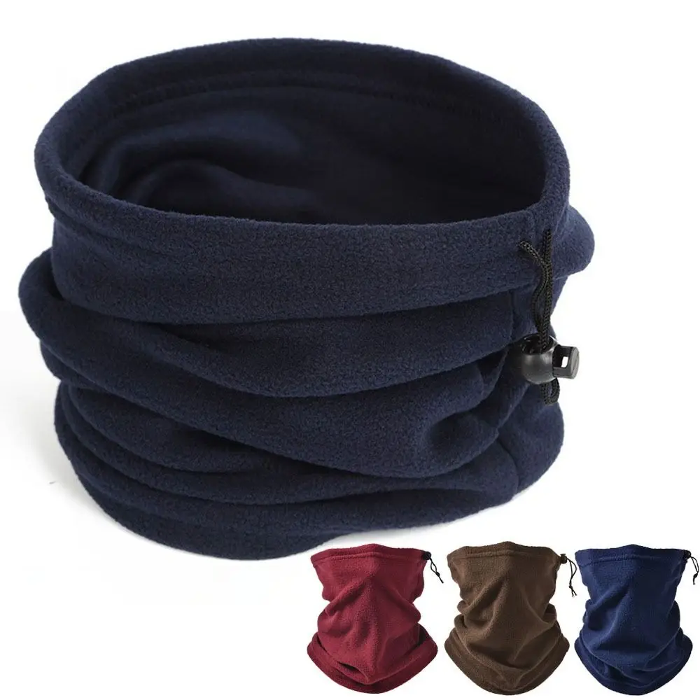 Bufanda térmica cálida para el cuello para exteriores, envoltura circular, gorro calentador de cuello cálido para invierno, chal grueso - imagen 5