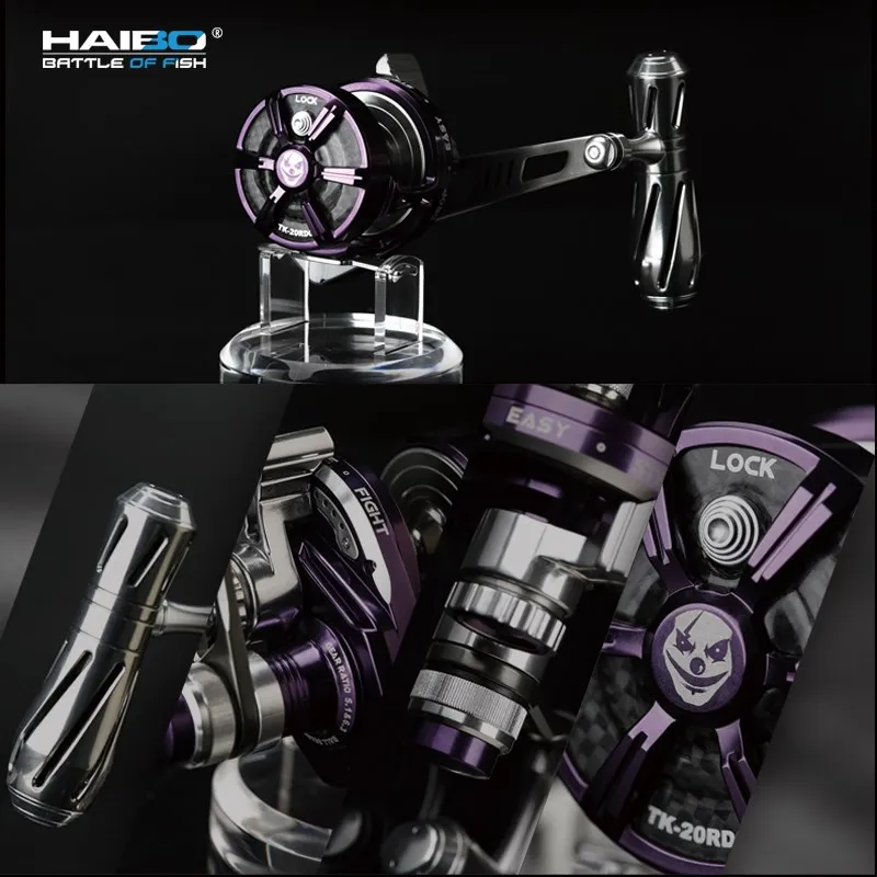 Carrete Baitcasting Haibo Tricker para slow jig y agua salada - imagen 4