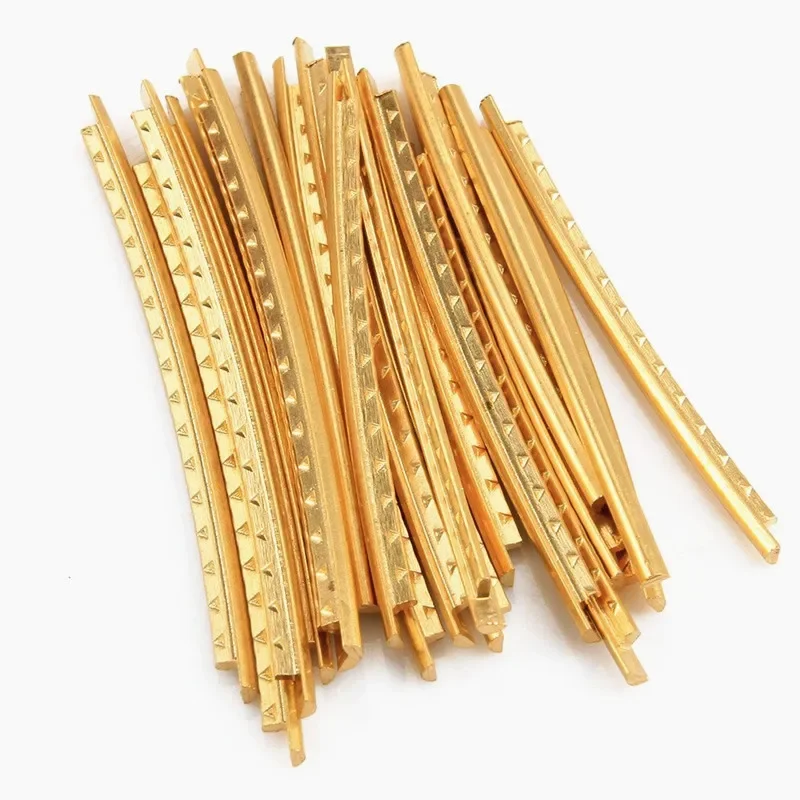 Alambre de traste de guitarra de latón dorado, repuesto de aleación clásica de 2/1mm, instrumentos de cuerda, accesorios de piezas de guitarra, gran oferta - imagen 4